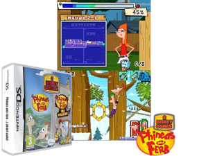 Phineas and Ferb - 2 Disney Games (Europe) (En,Fr,De,Es,It,Nl) (NDSi Enhanced) Cover